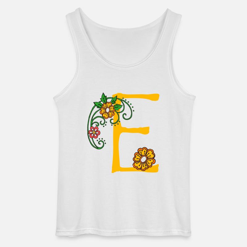 blume 30 e - Gildan Männer Tank Top - Weiß