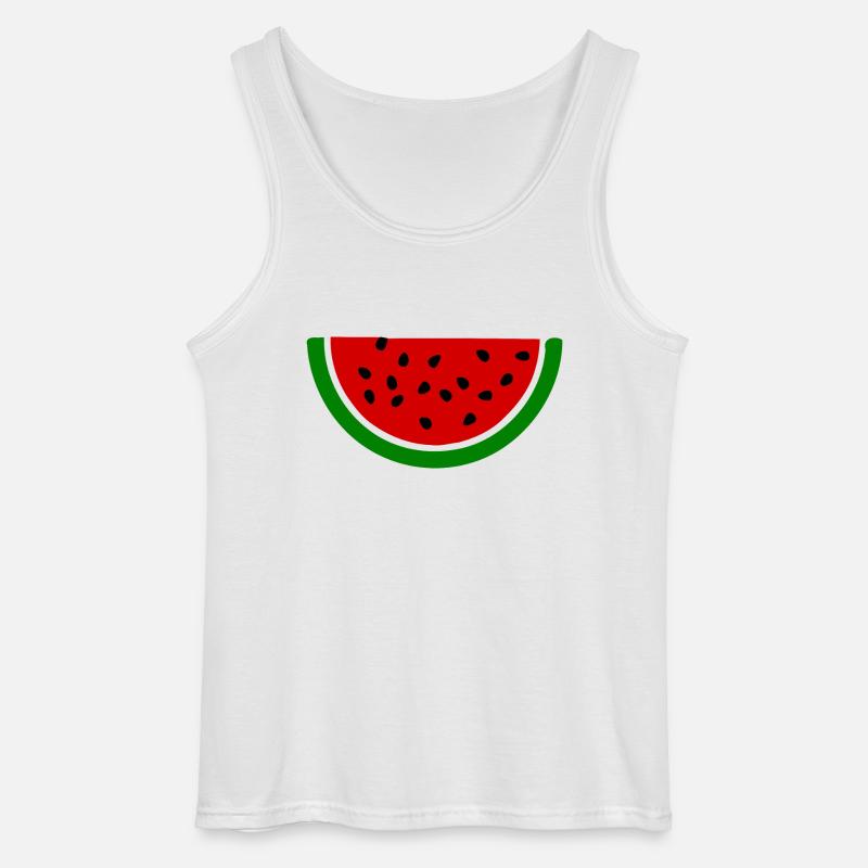 Wassermelone melone - Gildan Männer Tank Top - Weiß
