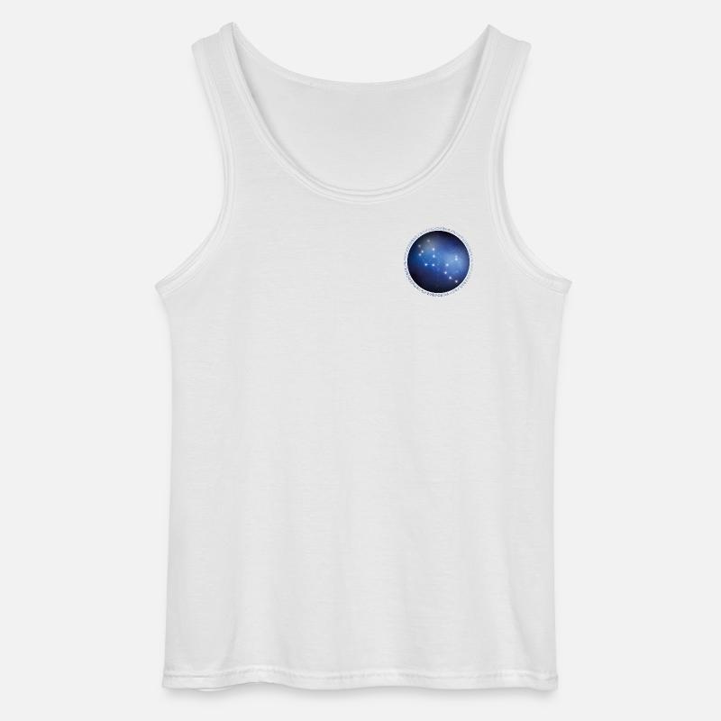 Sternzeichen Jungfrau Universum - Gildan Männer Tank Top - Weiß