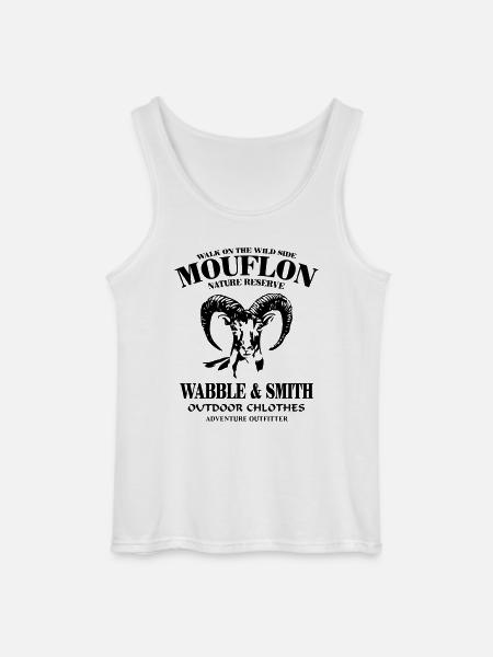 Mouflon - Gildan Men’s Tank Top - white