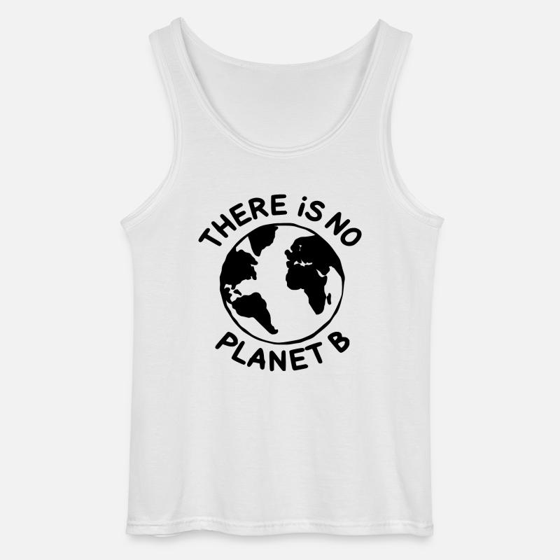 There is no planet B - Gildan Männer Tank Top - Weiß