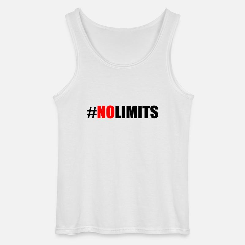 No limits - Gildan Men’s Tank Top - white