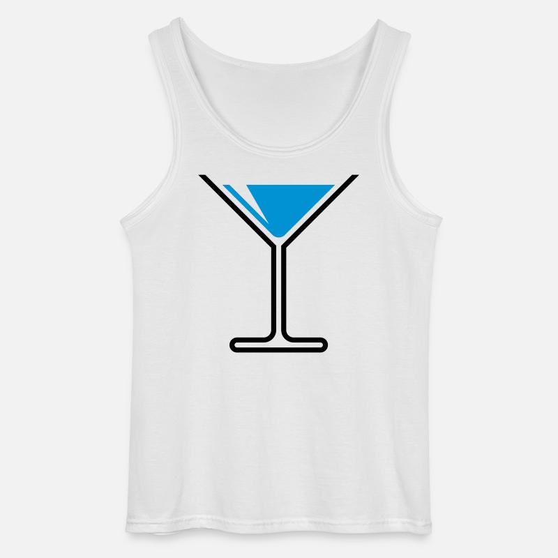 XFreizeitspass (Skyblue) - Gildan Männer Tank Top - Weiß