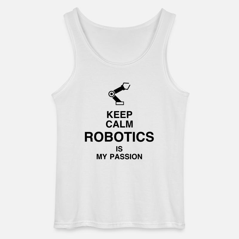 Robotik / Roboter / Robot / Robotics - Gildan Männer Tank Top - Weiß