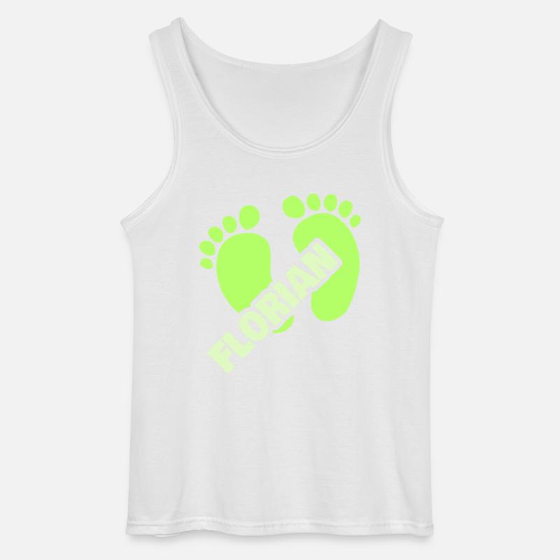 Geburt Florian - Gildan Männer Tank Top - Weiß