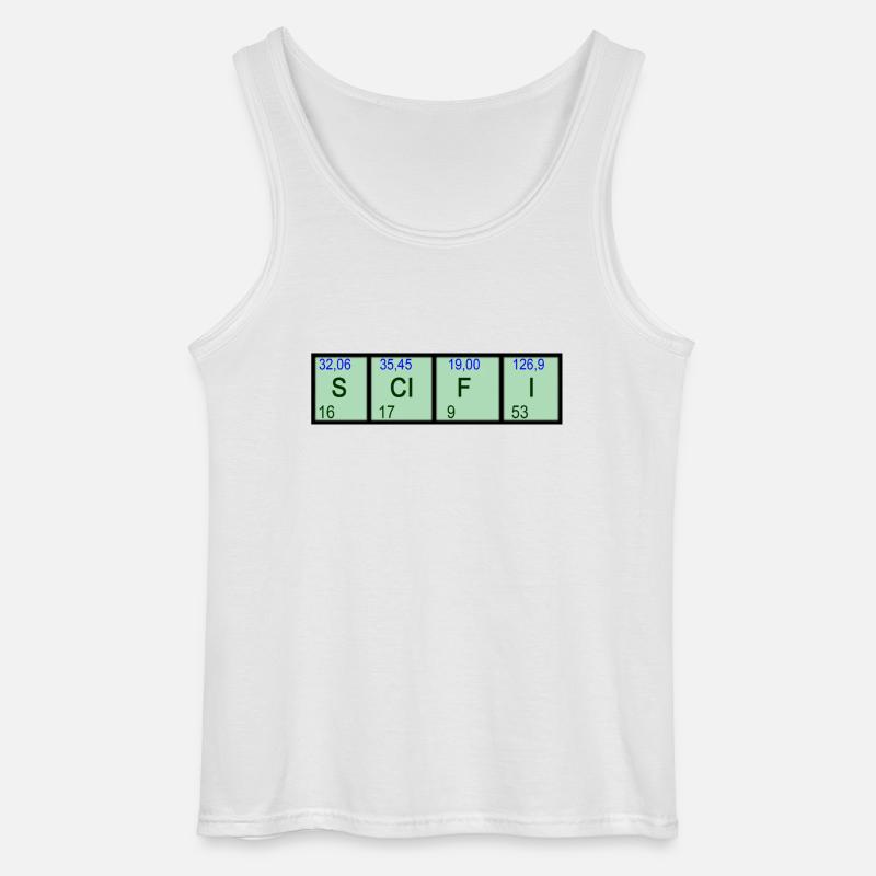 SCIFI Elemente - Gildan Männer Tank Top - Weiß