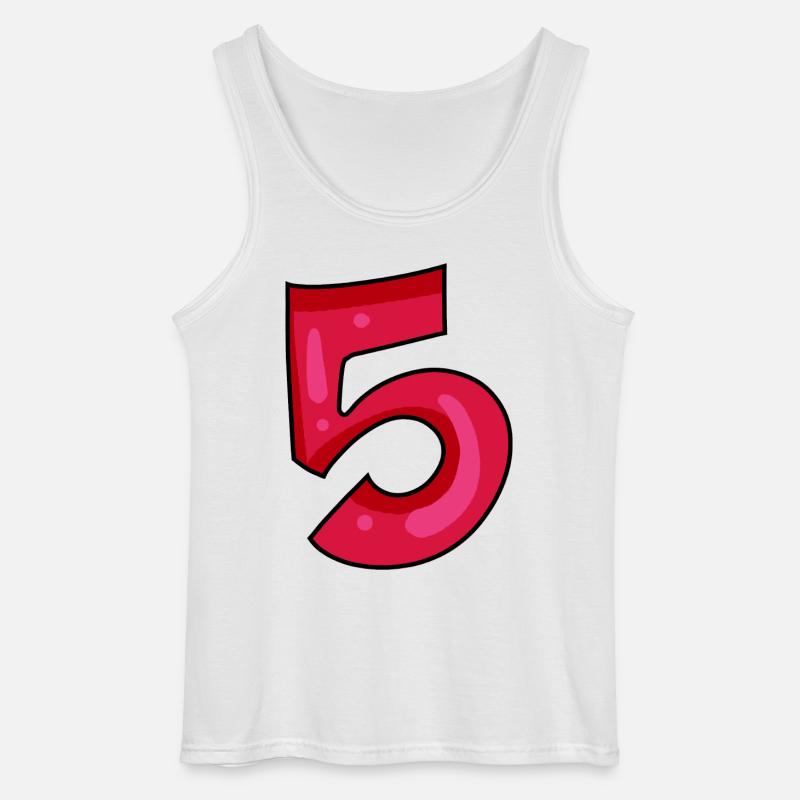 5 - Gildan Männer Tank Top - Weiß