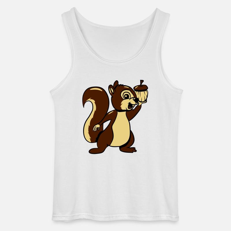 Eichhörmchen futter freude lieb - Gildan Männer Tank Top - Weiß
