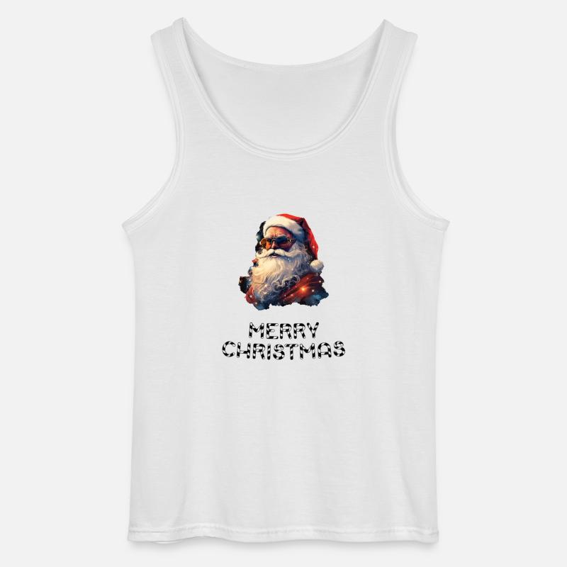 Weihnachtsmann - Marry Christmas - Gildan Männer Tank Top - Weiß