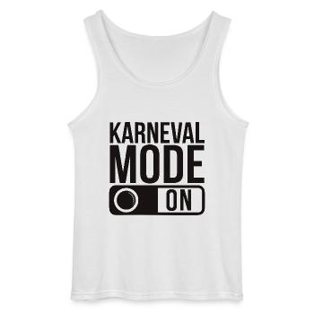 Karneval Mode On Fasching Fasnet - Gildan Männer Tank Top - Weiß - Vorne - AI Model Male 185 dark (185cm)