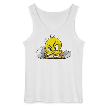 Böses Küken - Gildan Männer Tank Top - Weiß - Vorne - AI Model Male 185 dark (185cm)