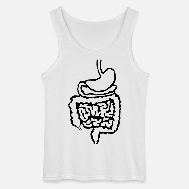 Arzt_Darm_d1 - Gildan Männer Tank Top - Weiß