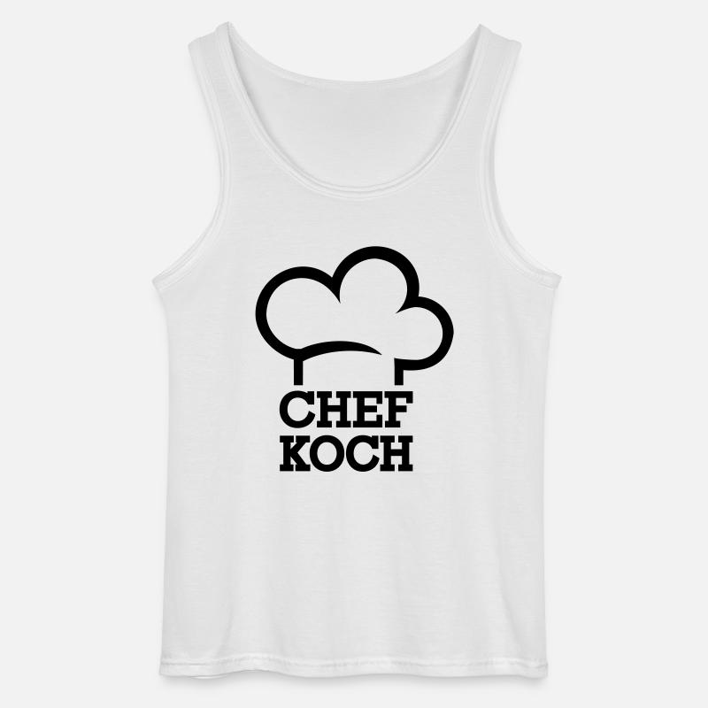 Chefkoch - Gildan Männer Tank Top - Weiß
