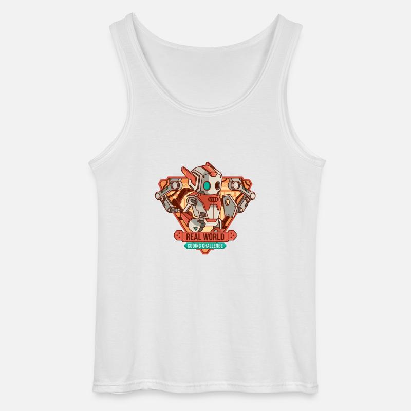 Real world coding challenge - Gildan Men’s Tank Top - white
