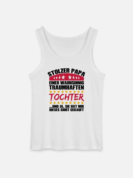 Traumhafte Tochter - Gildan Männer Tank Top - Weiß