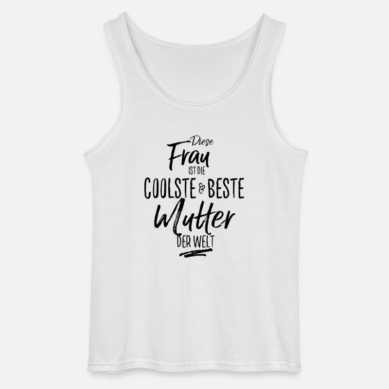 mutter - die Beste (s) - Gildan Männer Tank Top - Weiß