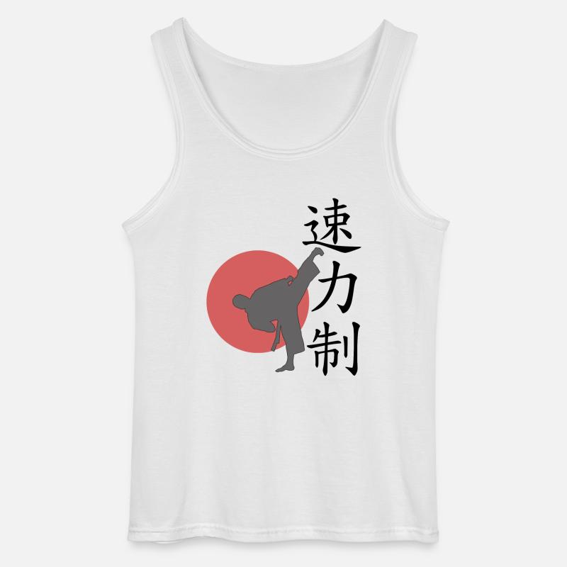Speed Power Control WHITE BACKG - Gildan Männer Tank Top - Weiß