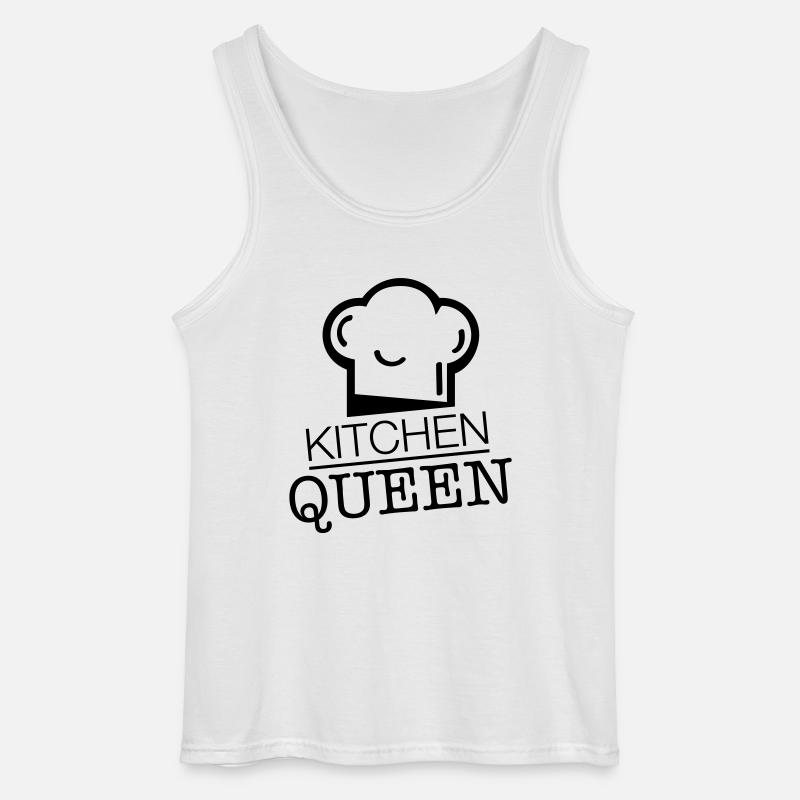 kitchen_queen_rp1 - Gildan Männer Tank Top - Weiß