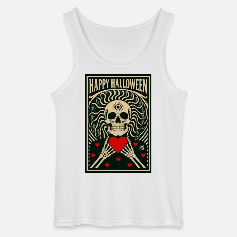 la_mort_vous_va_si_bien - Gildan Männer Tank Top - Weiß