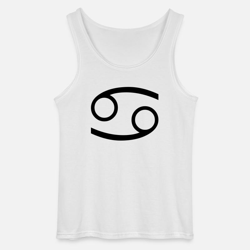 Sternzeichen: Krebs - Gildan Männer Tank Top - Weiß