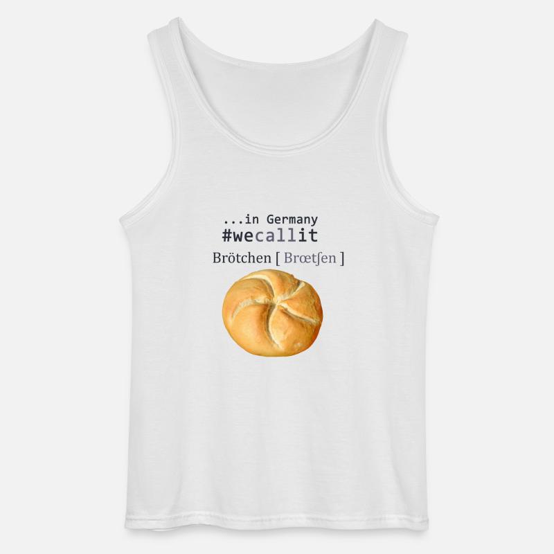 #wecallit Brötchen - Gildan Männer Tank Top - Weiß