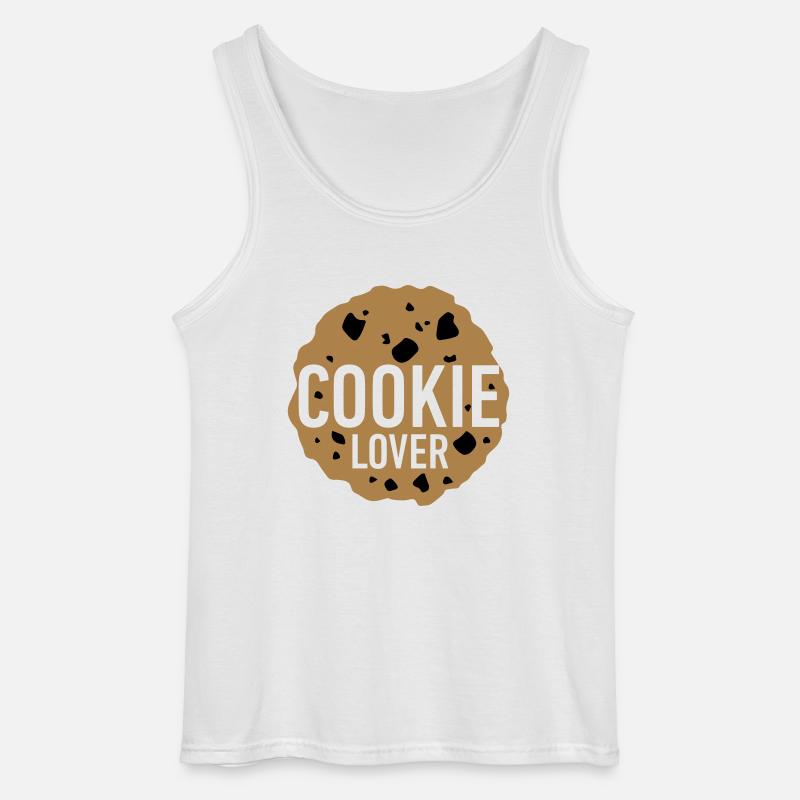 cookie lover - Gildan Männer Tank Top - Weiß