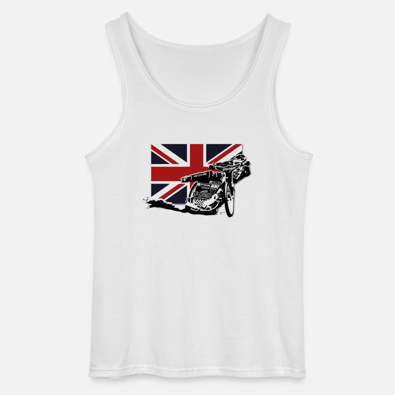 Speedway - Union Jack - Gildan Men’s Tank Top - white