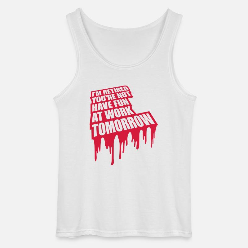 have fun at work - Gildan Männer Tank Top - Weiß