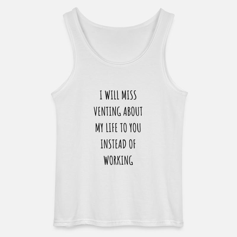Mitarbeiter Abschiedsgeschenk / Mitarbeiter hinterlassen Geschenke - Gildan Männer Tank Top - Weiß