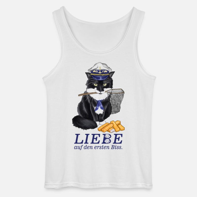 Kapitän Roxy - Version 3 - Gildan Männer Tank Top - Weiß