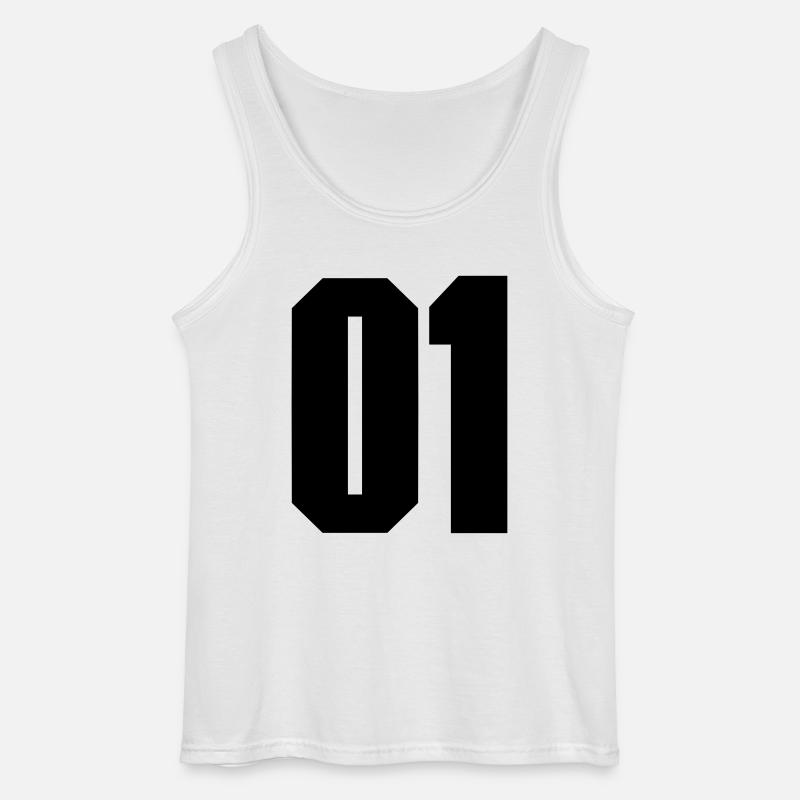 No. 01 - Gildan Männer Tank Top - Weiß