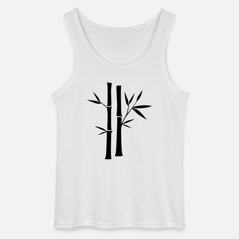 Bamboo Bambus - Gildan Männer Tank Top - Weiß
