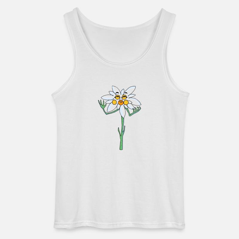 Edelweiss - Gildan Männer Tank Top - Weiß