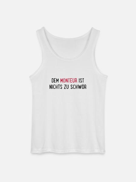 monteur - Gildan Männer Tank Top - Weiß