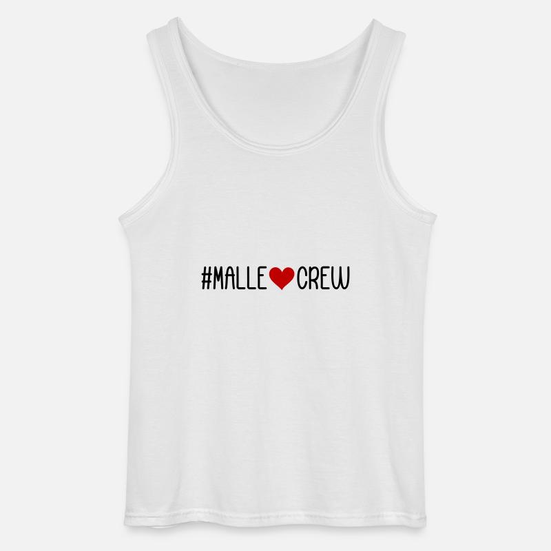Malle Crew Mallorca - Gildan Männer Tank Top - Weiß