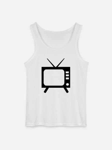 TV - Gildan Men’s Tank Top - white