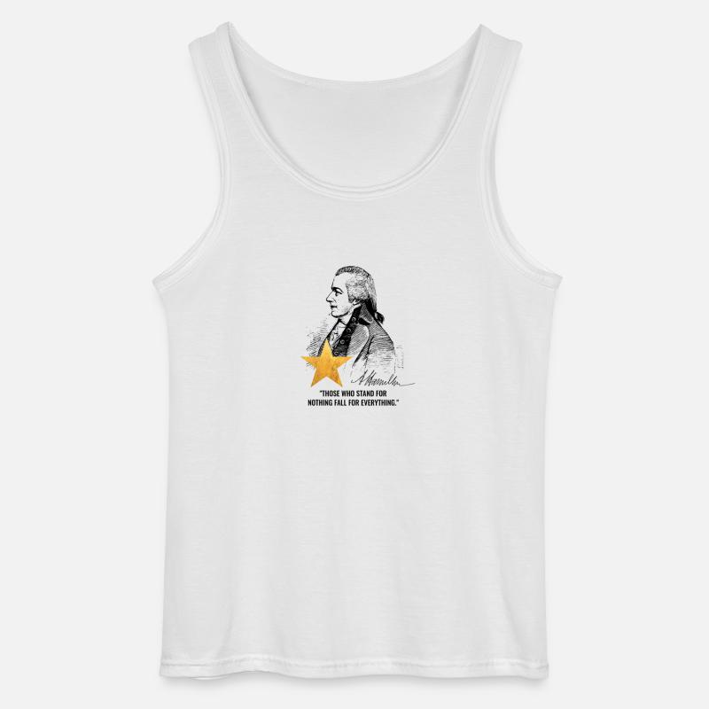 Alexander Hamilton - Gildan Männer Tank Top - Weiß