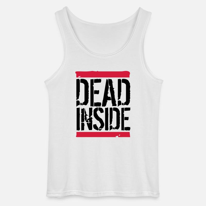 Innerlich Tot Logo - Gildan Männer Tank Top - Weiß