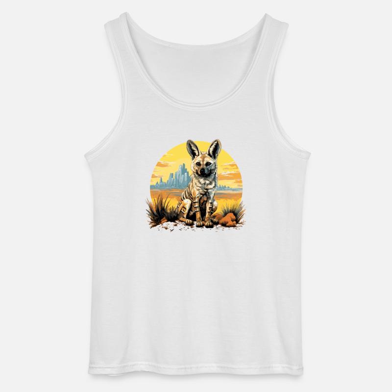 Erdwölfe Erdwolf - Gildan Männer Tank Top - Weiß