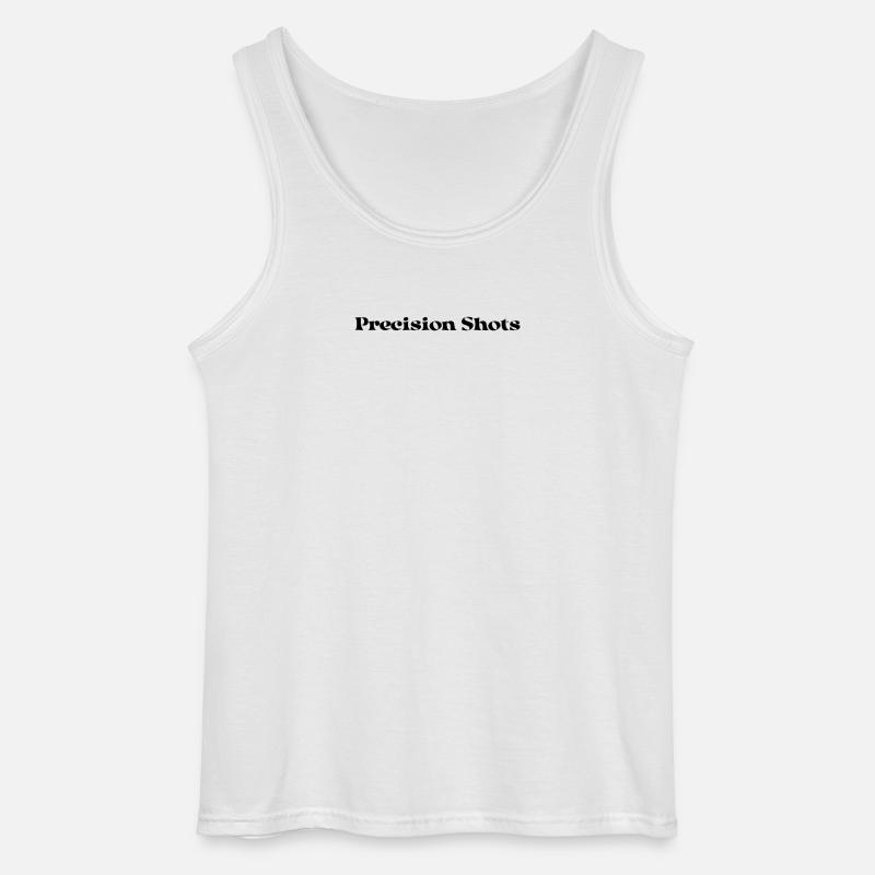 Billiards - Precision Shots - Gildan Men’s Tank Top - white