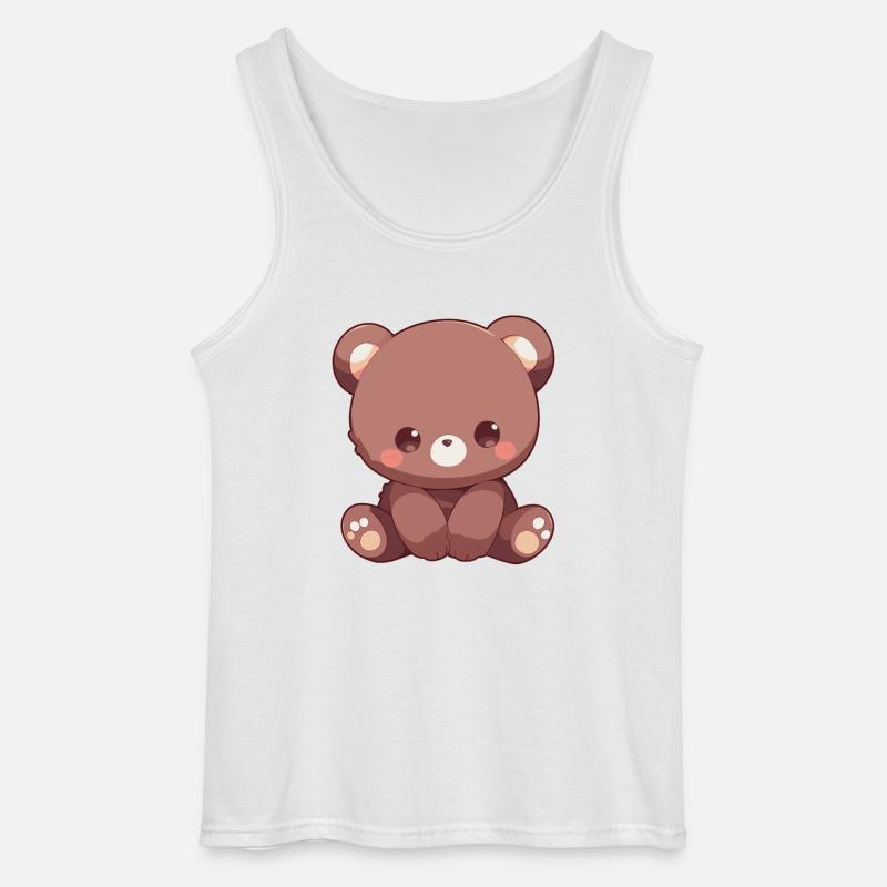 Bear Bären Bär - Gildan Männer Tank Top - Weiß