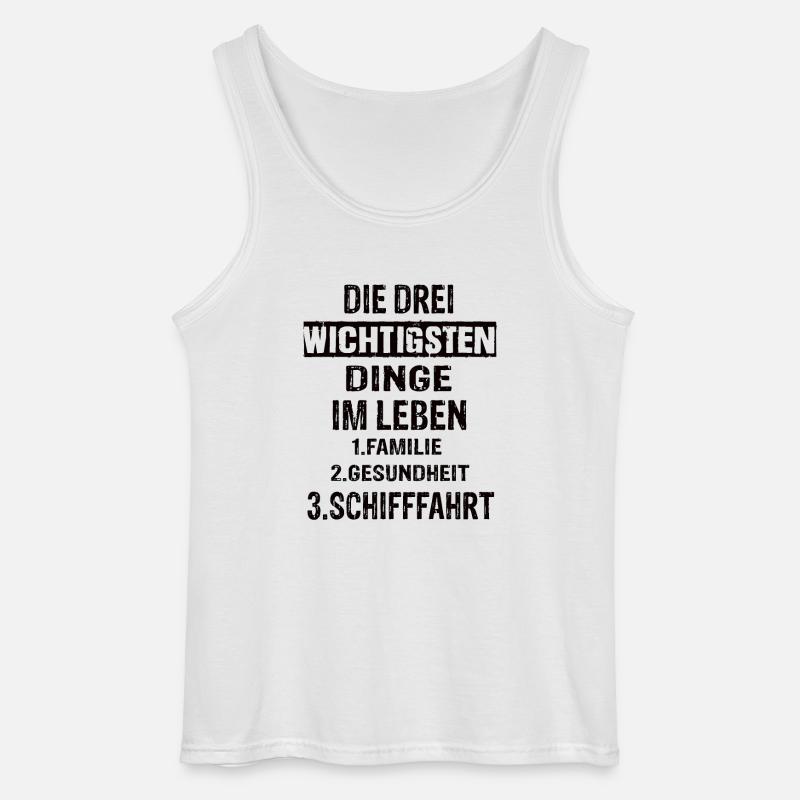 Schifffahrt - Gildan Männer Tank Top - Weiß