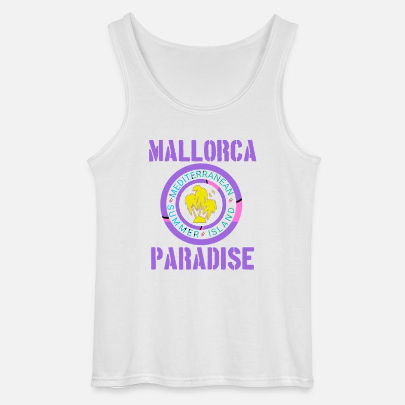 Mallorca Palma Insel - Gildan Männer Tank Top - Weiß
