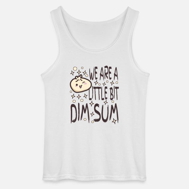 Ein bisschen Dim Sum - Gildan Männer Tank Top - Weiß