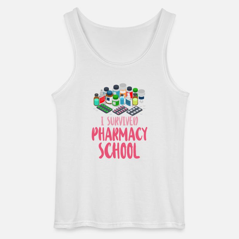 Pharmacy Tech Technician - Gildan Männer Tank Top - Weiß