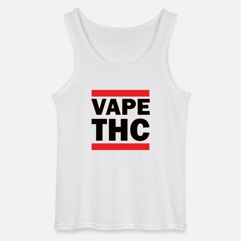 Vape THC - Gildan Männer Tank Top - Weiß