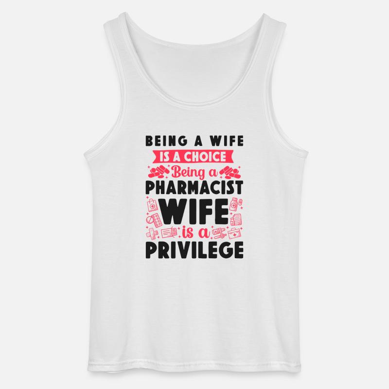 Pharmacy Tech Technician - Gildan Männer Tank Top - Weiß