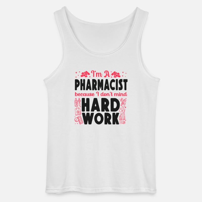 Pharmacy Tech Technician - Gildan Männer Tank Top - Weiß