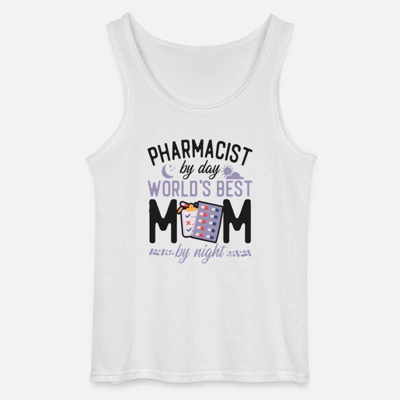Pharmacy Tech Technician - Gildan Men’s Tank Top - white