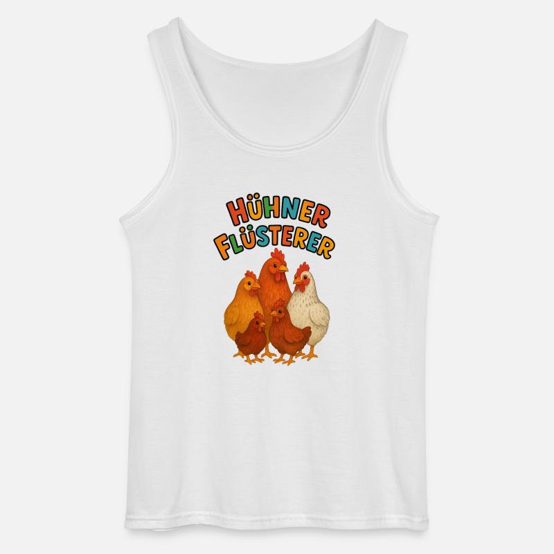 Hühner Flüsterer - Gildan Männer Tank Top - Weiß